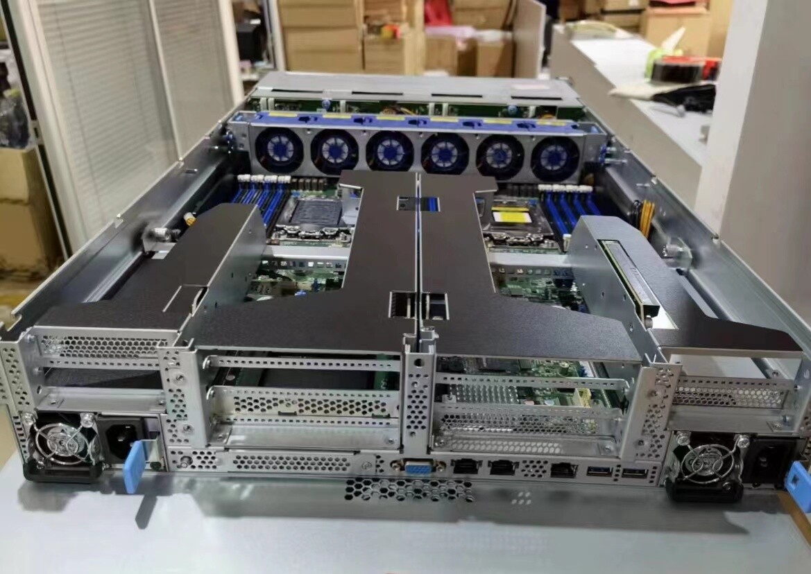 TYANb8252 server +1*LSI 9300-8i+1*x710-DA2+1*AMD epyc 7282 combination