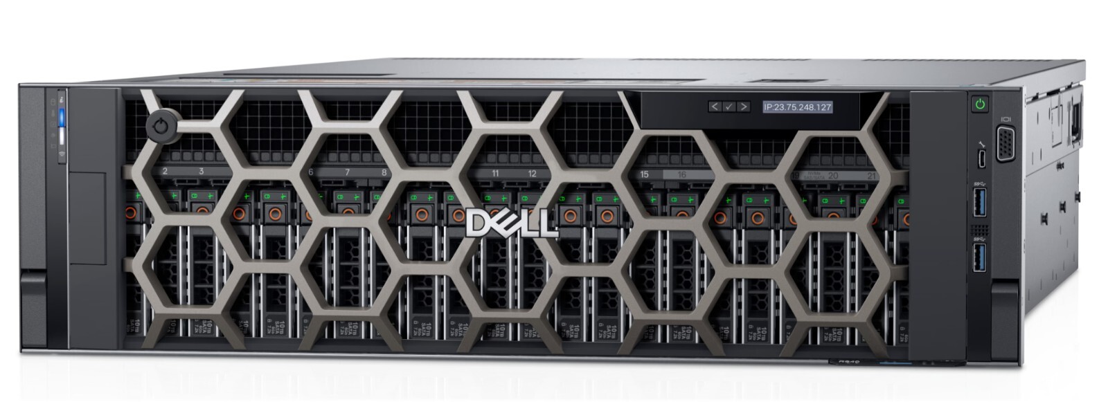 Dell PowerEdge R940, 24-bay SFF, 4x Platinum 8280L, 12TB RAM, H740P, NVMe