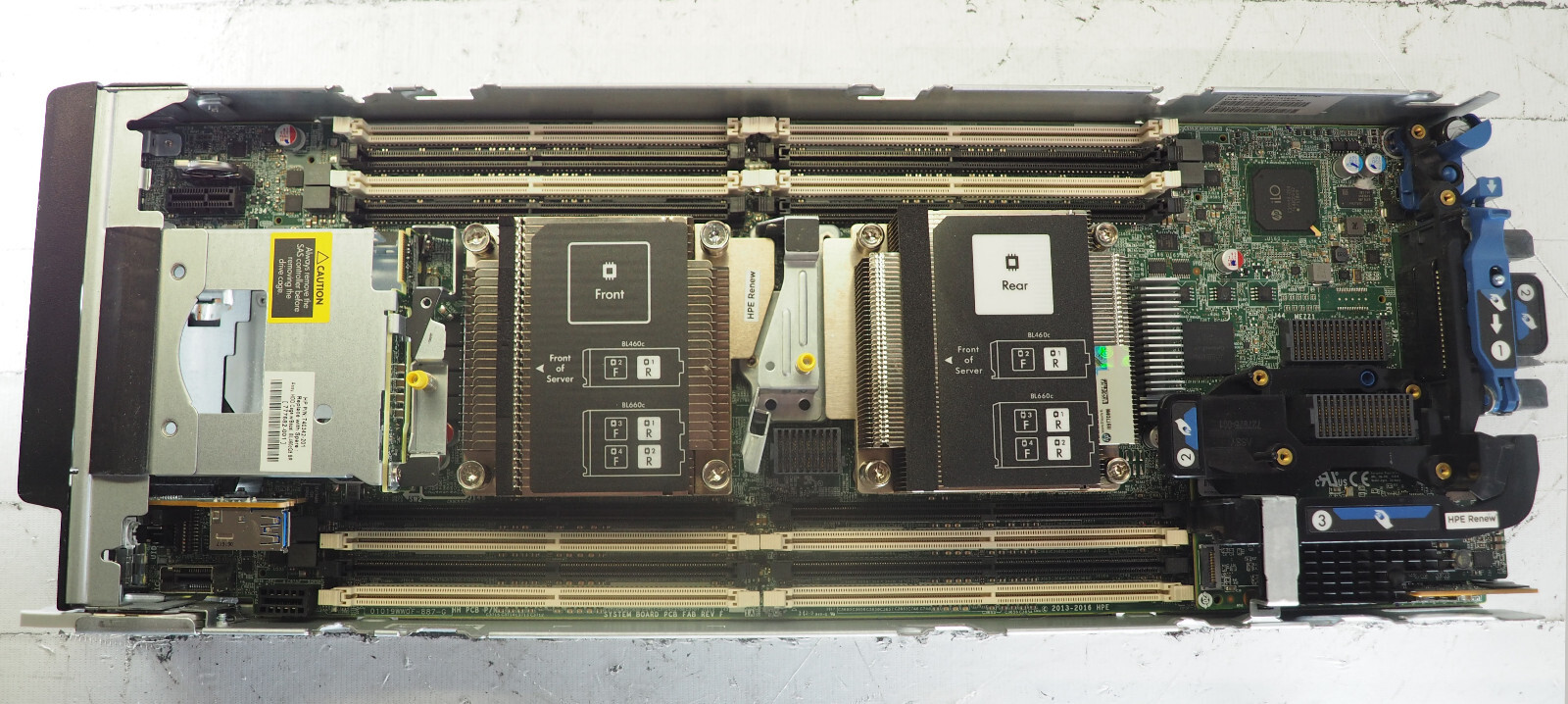 Lot of 2 HP HSTNS-BC59-S ProLiant 460 Series Gen9 Blade System Module BareBones