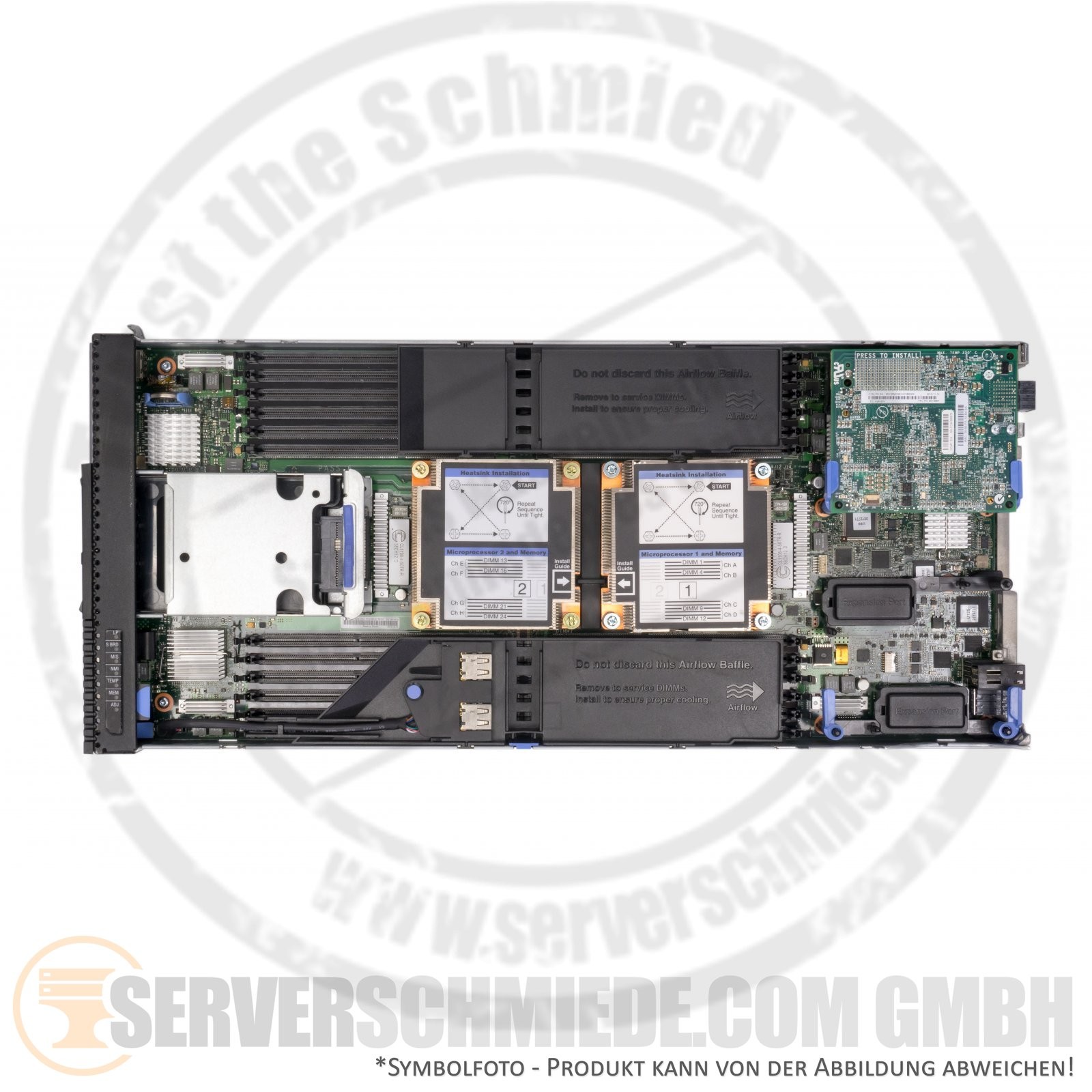 IBM Flex System 8737 x240 Blade Server 2x Intel XEON E5-2600 v1 v2 DDR3 ECC Raid