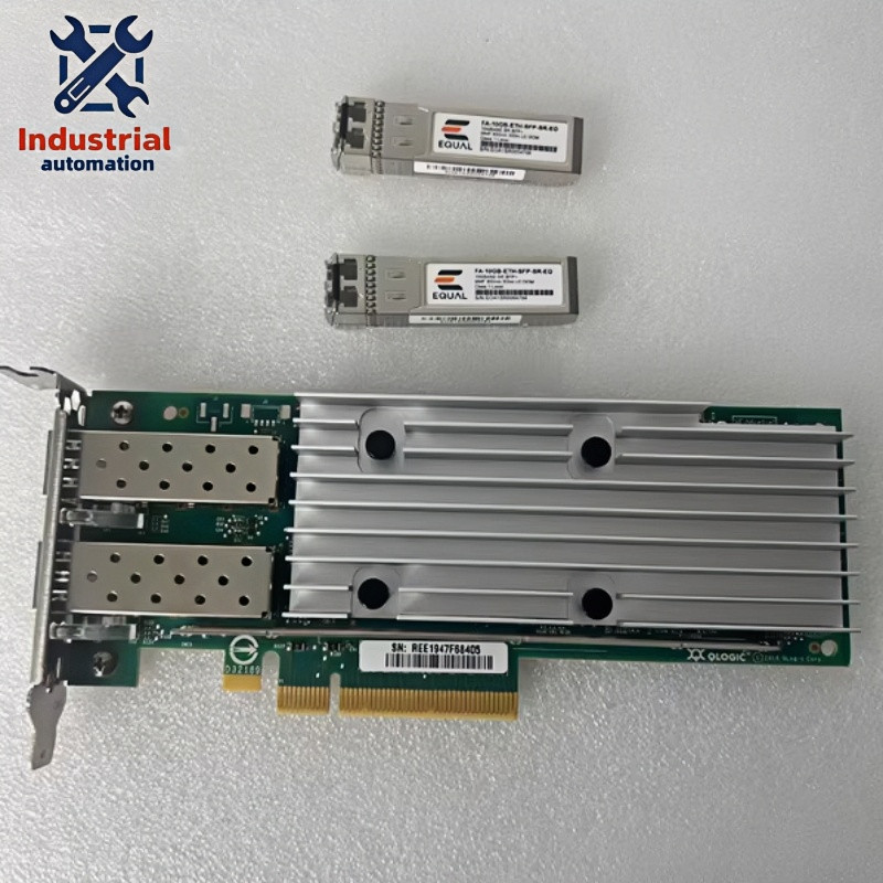QLogic QTE8652-CU-PUR 10/25GbE 2-Port NIC w/ LP & FH Brackets + SFP28 Module