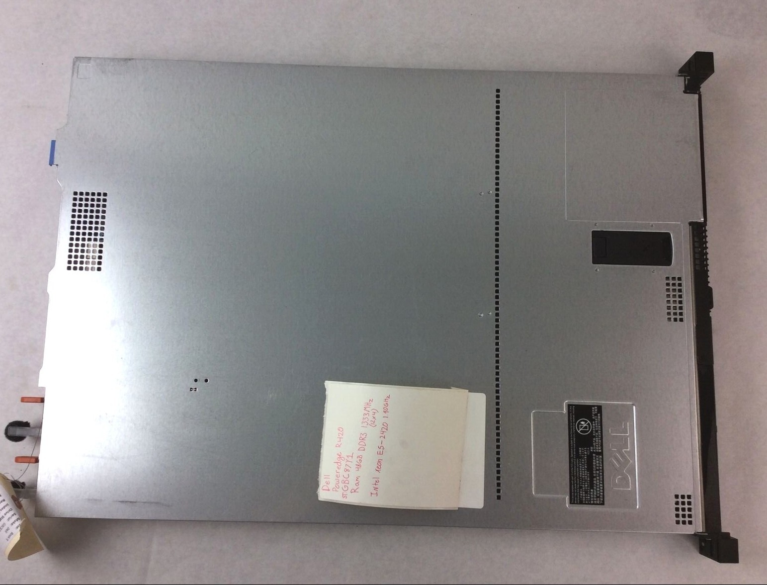 Dell PowerEdge R420 ST:GBC87Y1 RAM 48GB (12X4GB) DDR3 Intel Xeon E5-2420 1.90GHz