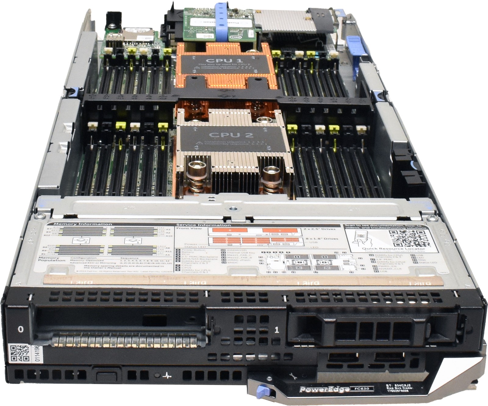 DELL PowerEdge FC630 Blade Without CPU 0 RAM QLogic 57840S10GB Quad Port DC S…