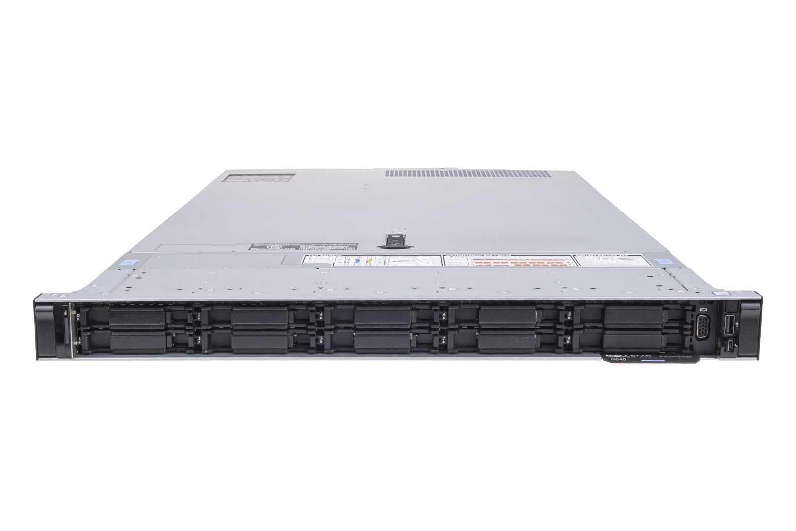 Server Dell R640 10×2.5″ 2x Gold 6154 256GB H730P 2x10GbE RJ45 4x1GbE RJ45 2xPSU
