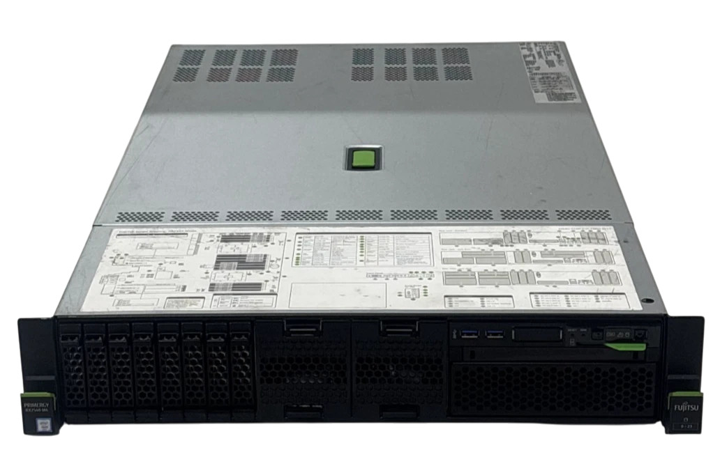 Fujitsu Primergy RX2540 M4 2x Xeon Gold 5115 64GB EP400i 8-Bay SFF 2U Server