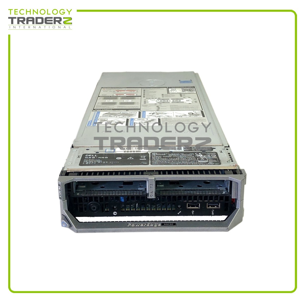 LOT OF 4 4CGNX Dell PowerEdge M630 2P Xeon E5-2620 v3 16GB 2x SFF Server