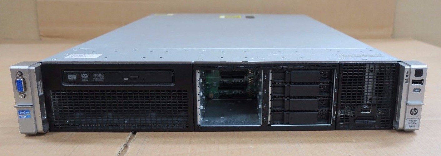 HP ProLiant DL380e GEN8 G8 2x Xeon Quad Core E5-2407 2.20GHz 48GB Rack Server