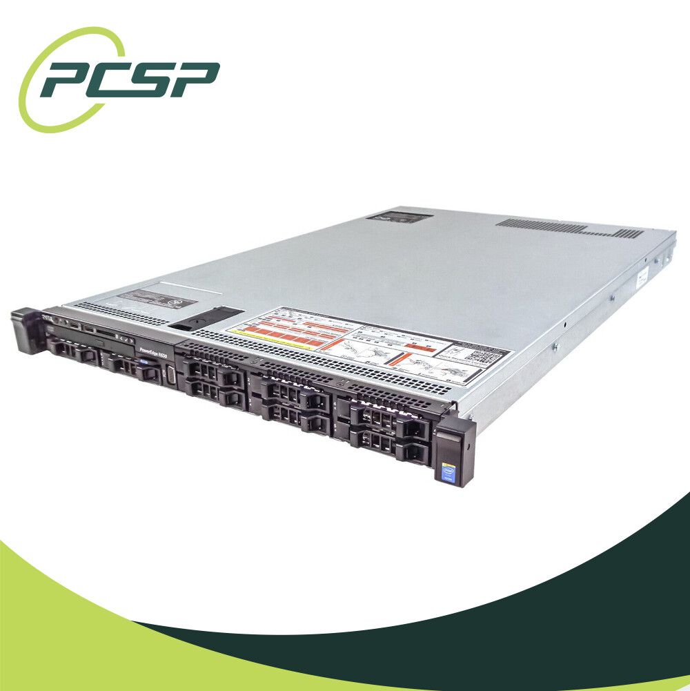 Dell PowerEdge R630 28 Core Server 2X E5-2680 V4 256GB RAM 4X 1GbE 8X Trays
