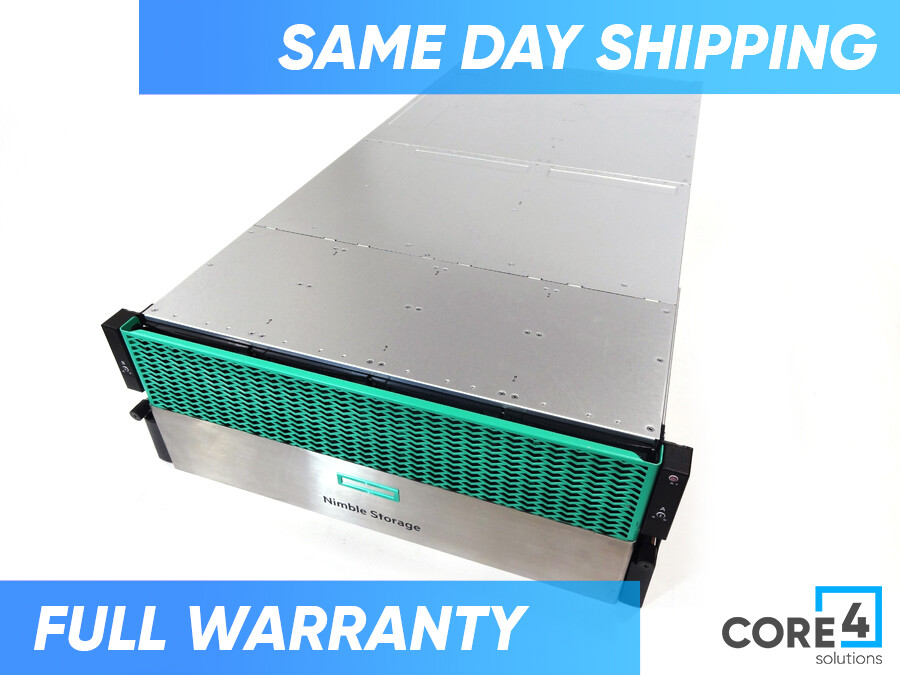HPE Nimble AF80 Flash Array w/ 368TB, 6x 2 Port 25Gbe SFP28, 2x Cont – AF80-6N-3