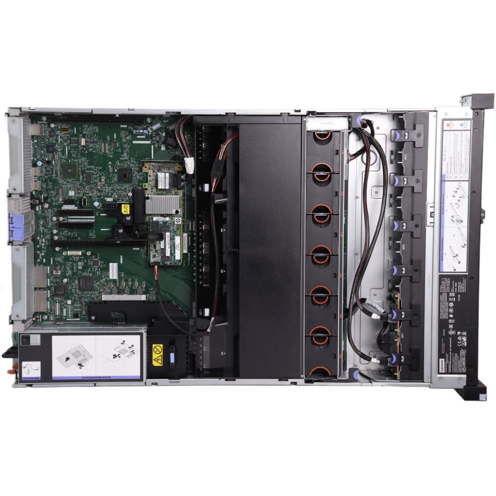 Lenovo x3650 M5 // 2x E5-2637 v4, 8x SFF, M5210, 2x PSU, 19″ Rails