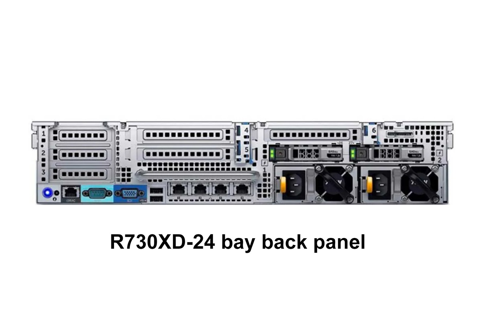 Dell PowerEdge R730XD Server 2x E5-2640 V3 -16Cores H730 256GB RAM 4x RJ45