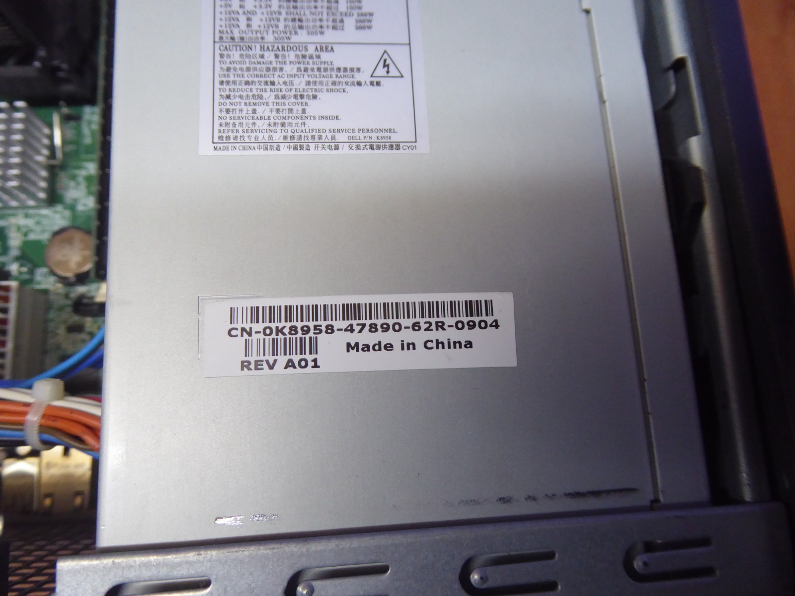 DELL POWEREDGE SC430 SERVER PENTIUM 4 HT 2.8GHz 4GB DDR2 ECC 80GB NJ886 K8958