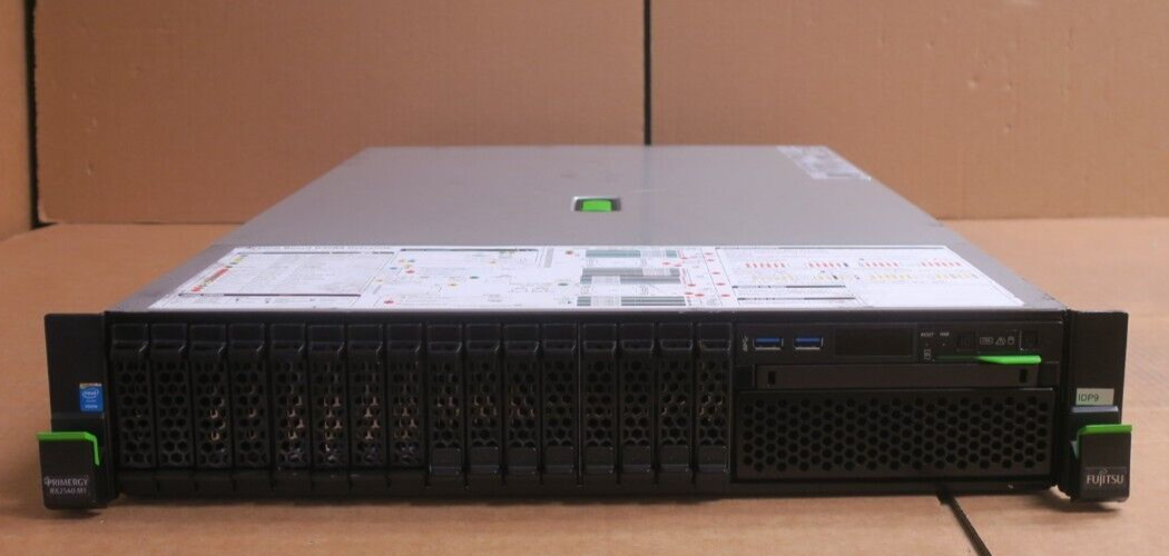 Fujitsu Primergy RX2540 M1 2x 6-Core E5-2620v3 128GB RAM 8x 2.5″ SAS Bay Server