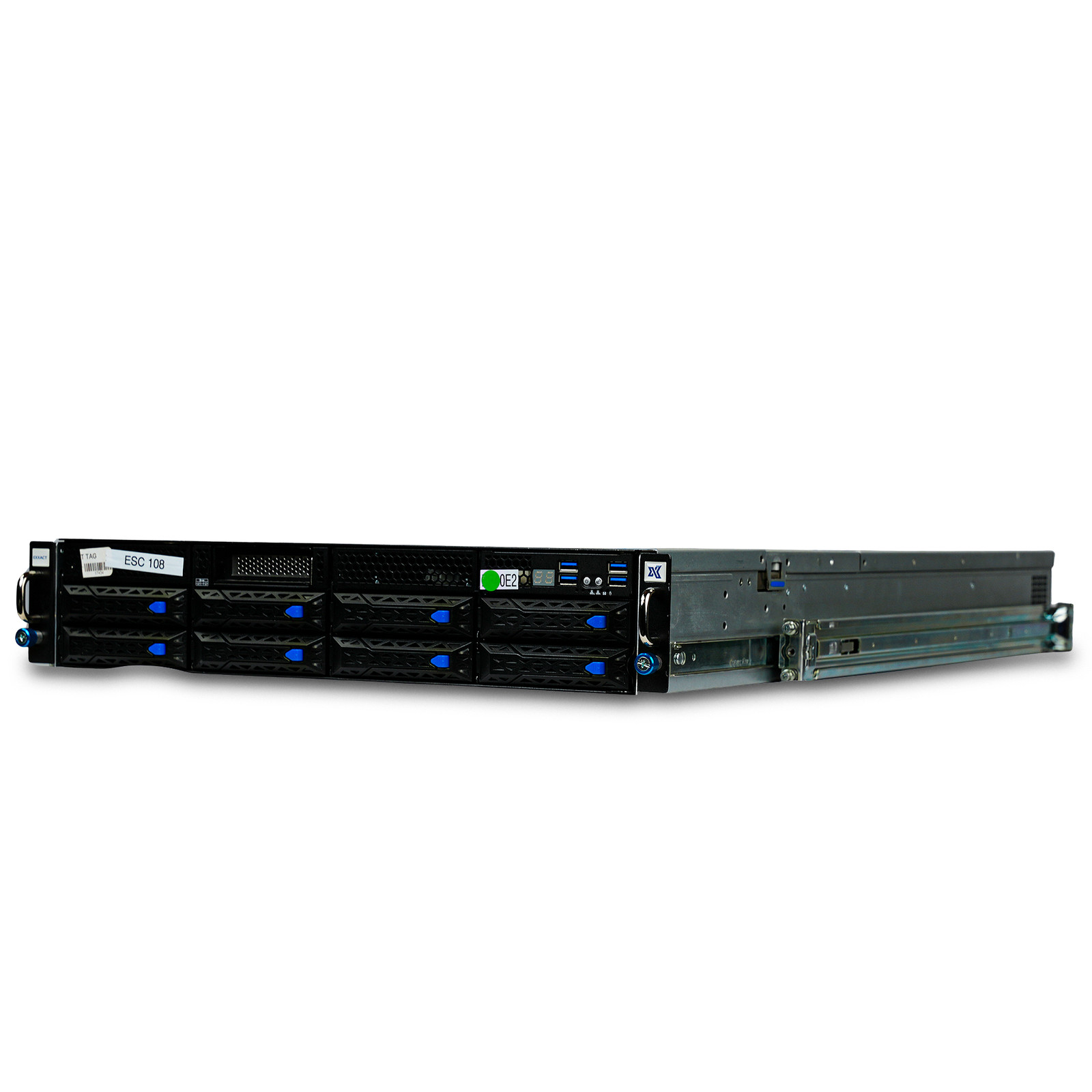 ASUS ESC4000A-E10 2U Barebone Server 4x GPU Slots 8x DDR4 DIMM 8x 3.5″/2.5″ Bays