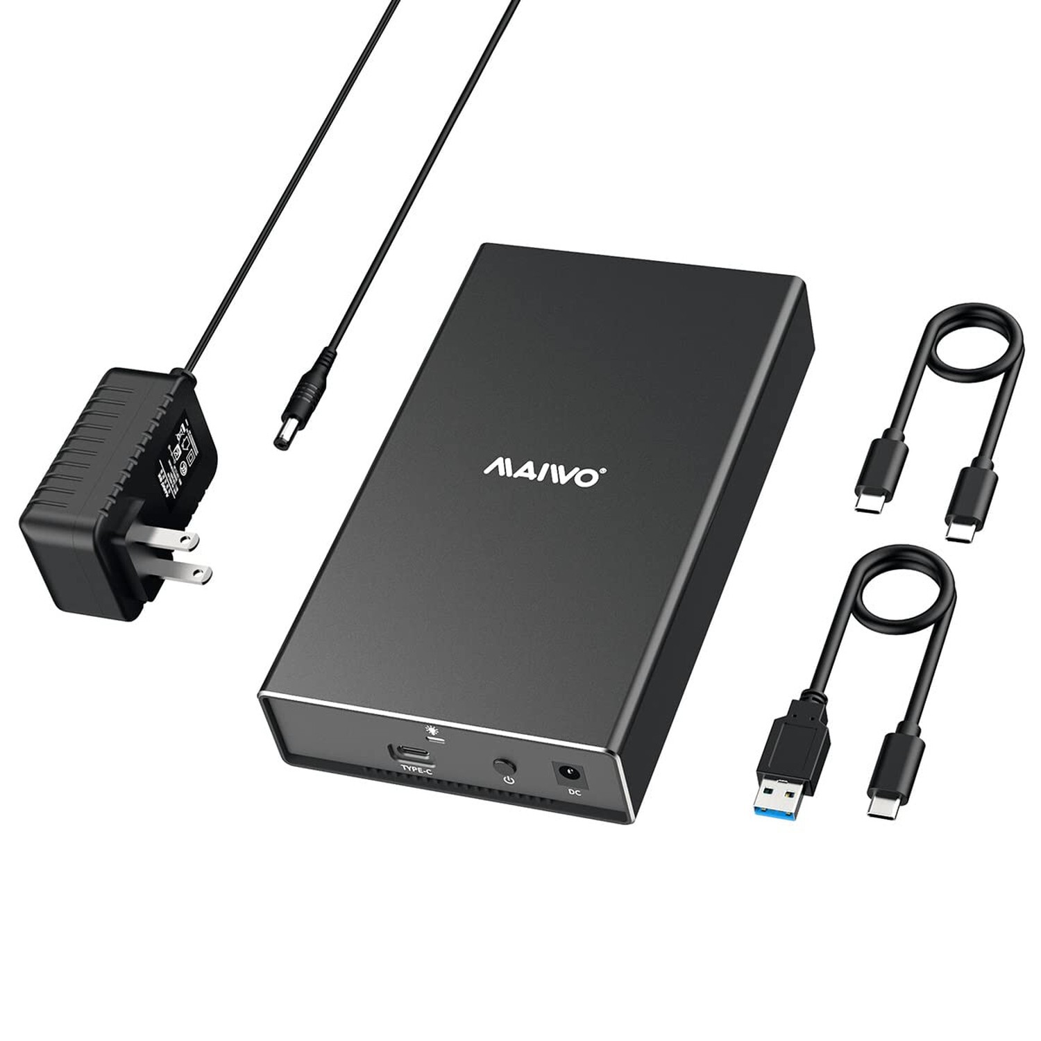 MAIWO External SAS Enclosure,SAS/SATA Hard Drive Enclosure for 2.5/3.5 inch S…