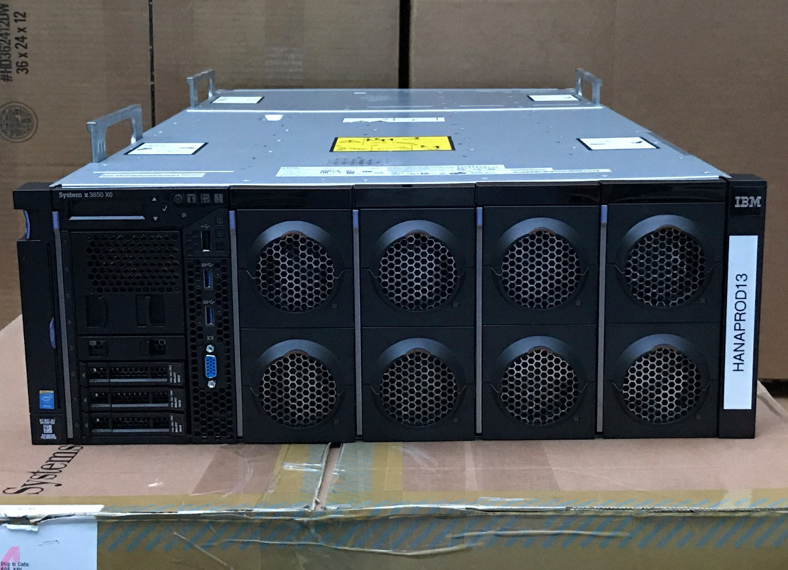 IBM x3850 X6 Server 4x Xeon E7-8870 V4 DDR4 RAM 1536GB 2x 300GB 10K 4x 900W PSU