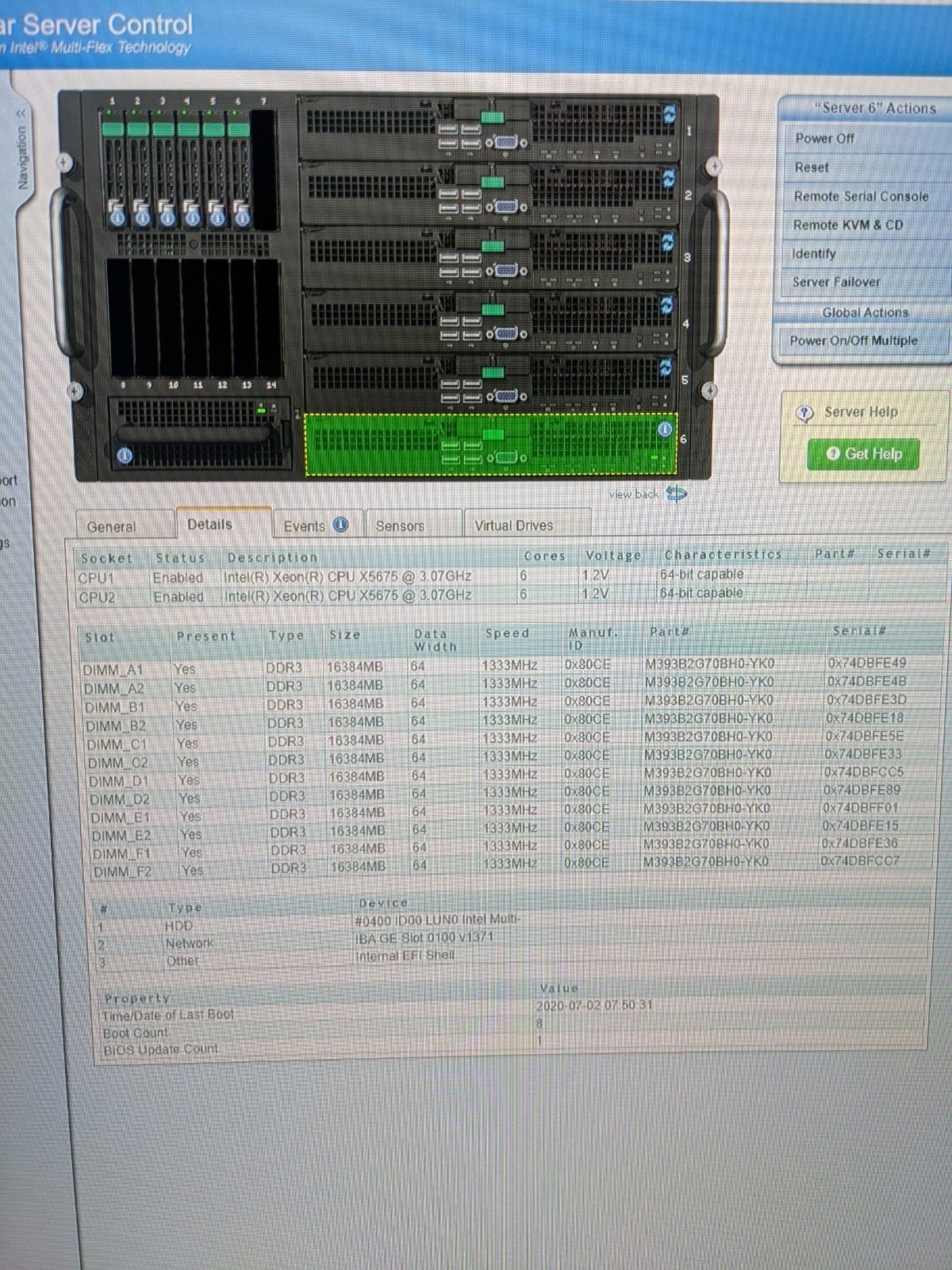 Intel Modular Server Center Chassis V2 MFS5620 Blade Xeon X5675 Terra Wortmann