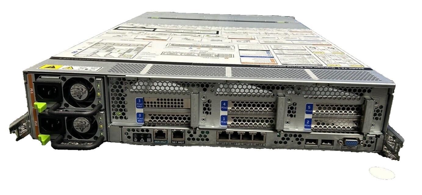 Sun ORACLE SPARC T4-1 Server SERP2 w/ Power Supply & 6 X 300GB SAS2 HDD