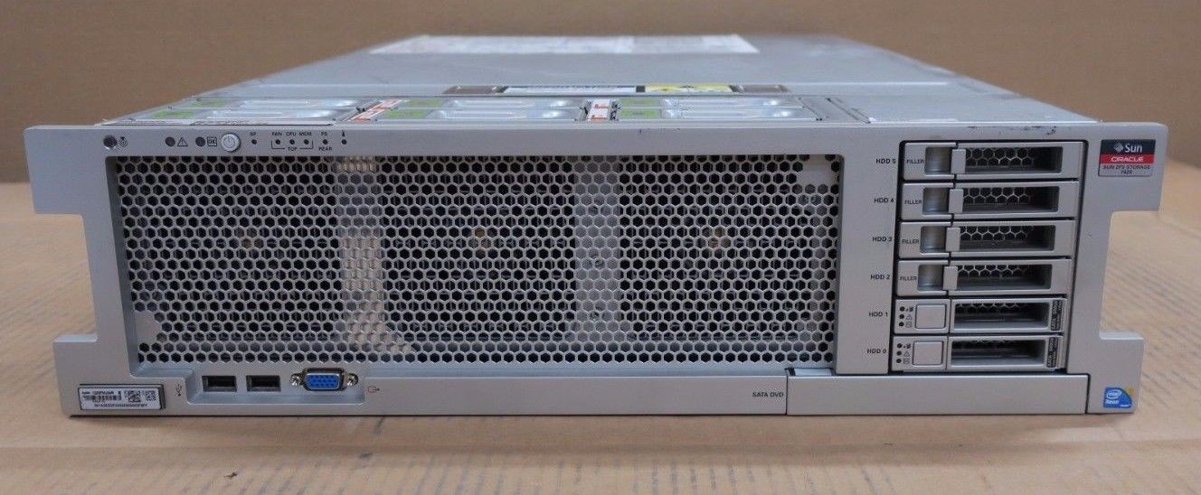 Sun Oracle ZFS 7420 4x TEN-CORE XEON E7-4870 2.4GHz 256GB Ram 2x 500GB HD Server