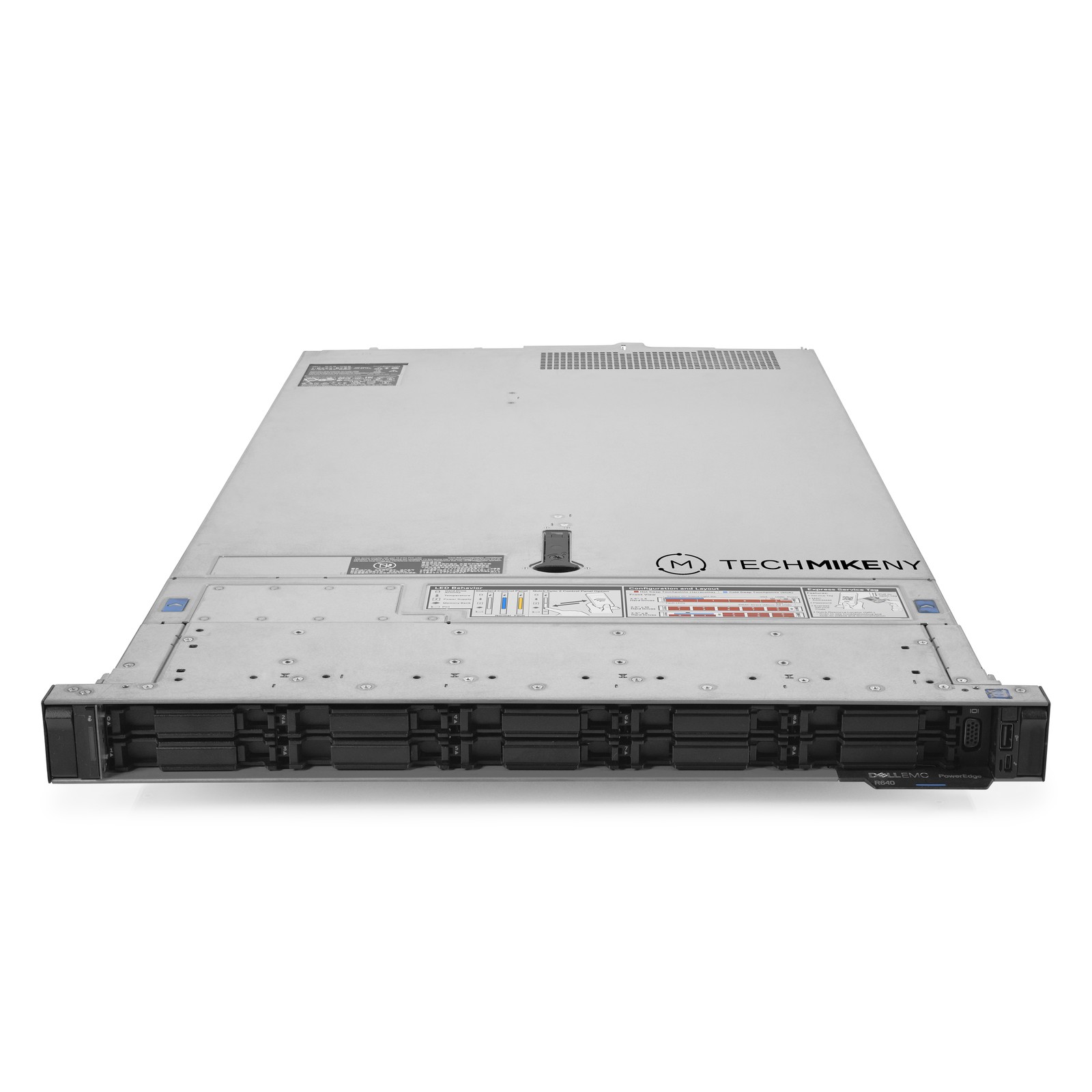Dell PowerEdge R640 Server 10B 4-NVMe 3.40Ghz 32-Core 128GB RAM 10TB SSDs Rails