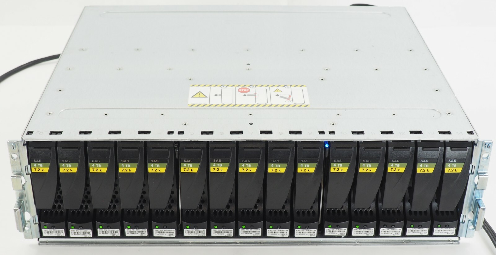 EMC DAE Disk Array SAS KTN-STL3 15x 4TB 7.2k HDD with 2x PSU