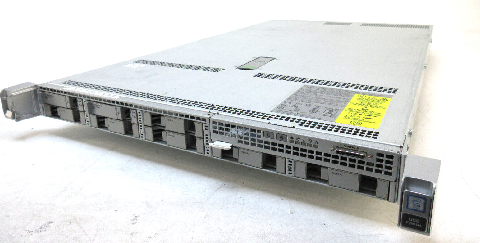 Cisco UCSC-C220-M4S V02 (UCS C220 M4) Rack Server 2x E5-2640V4, 32GB RAM, 2x PSU