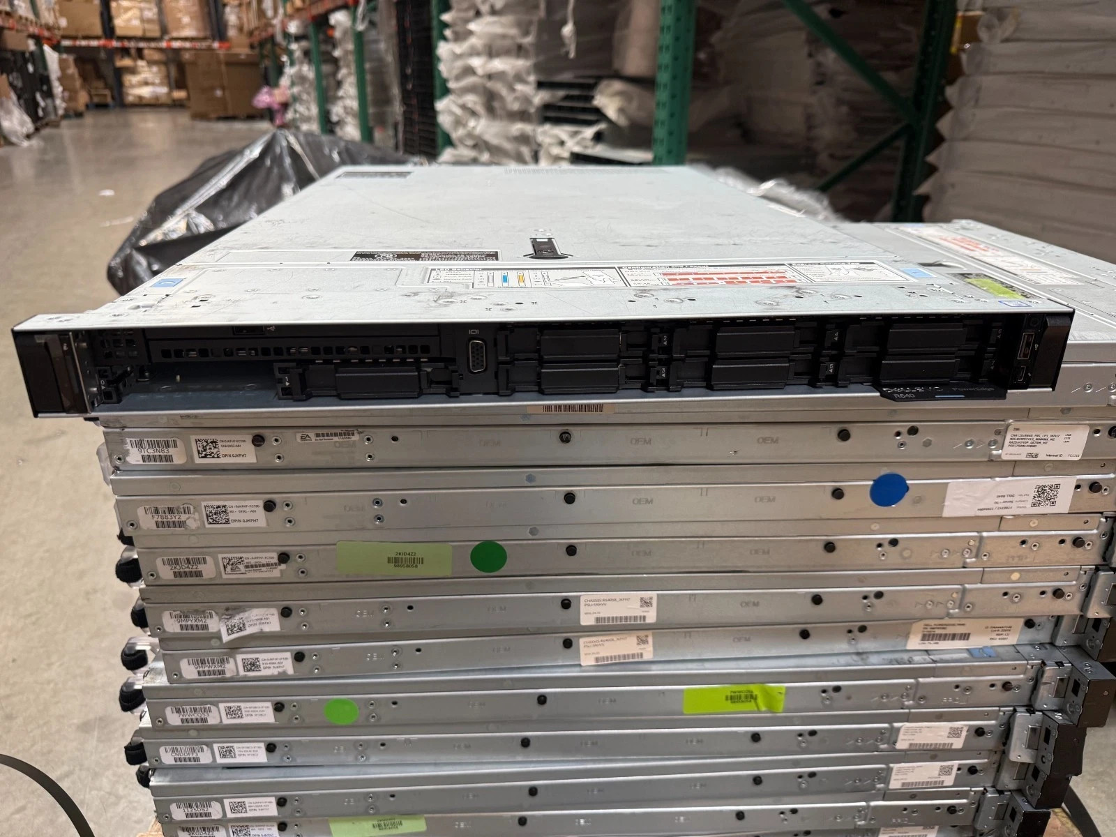 Dell PowerEdge R640 Server 2x Intel Xeon Gold 6148 750W NO RAM/SSD 200-240V