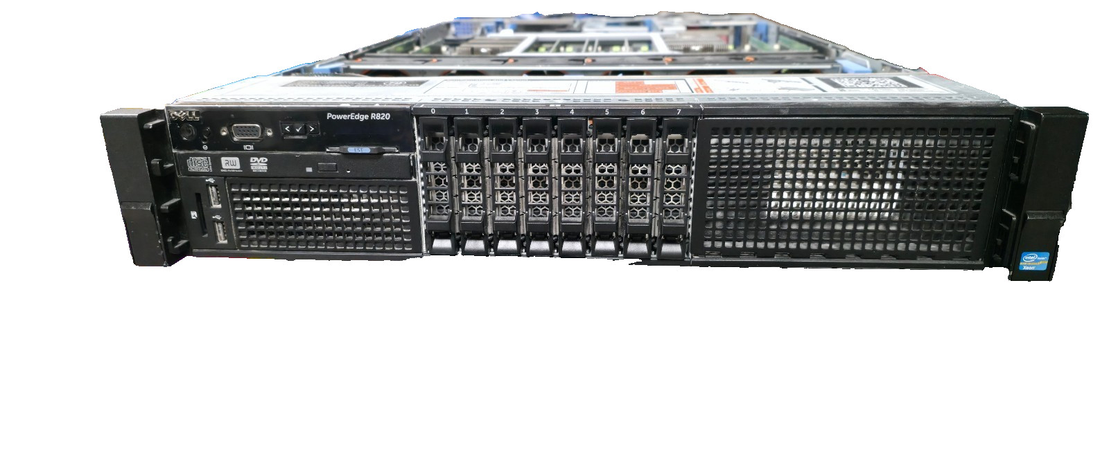 Dell PowerEdge R820 4x E5-4657L v2 48-Core 128GB RAM H710P Rails iDRAC Ent