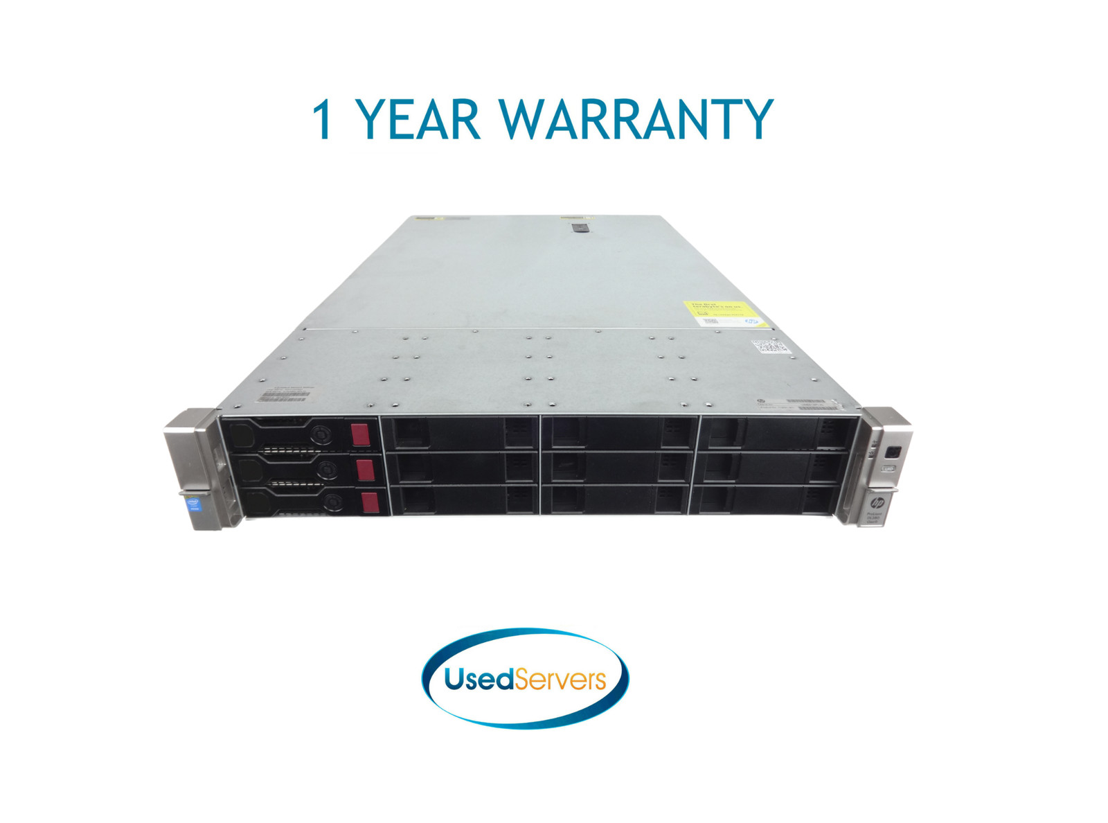 HPE DL380 G9 12×3.5 2x E5-2680V3 2.5ghz=24Cores NO RAM 3x HD Tray P816i