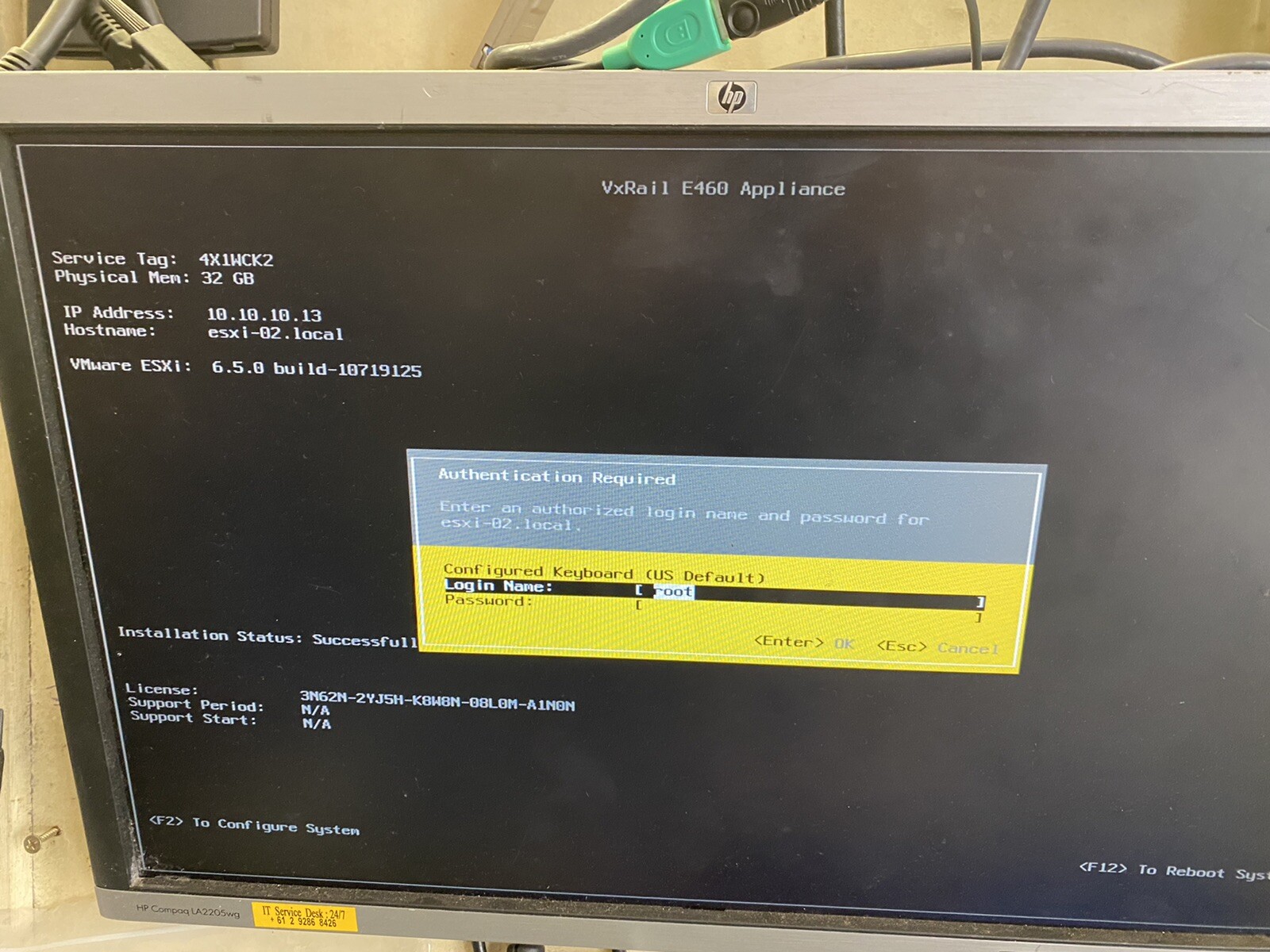 DELL EMC VxRail E460 (R630) 2 X E5-2620 V4 16 CORE 64GB PC4 2x800gb Ssd SERVER