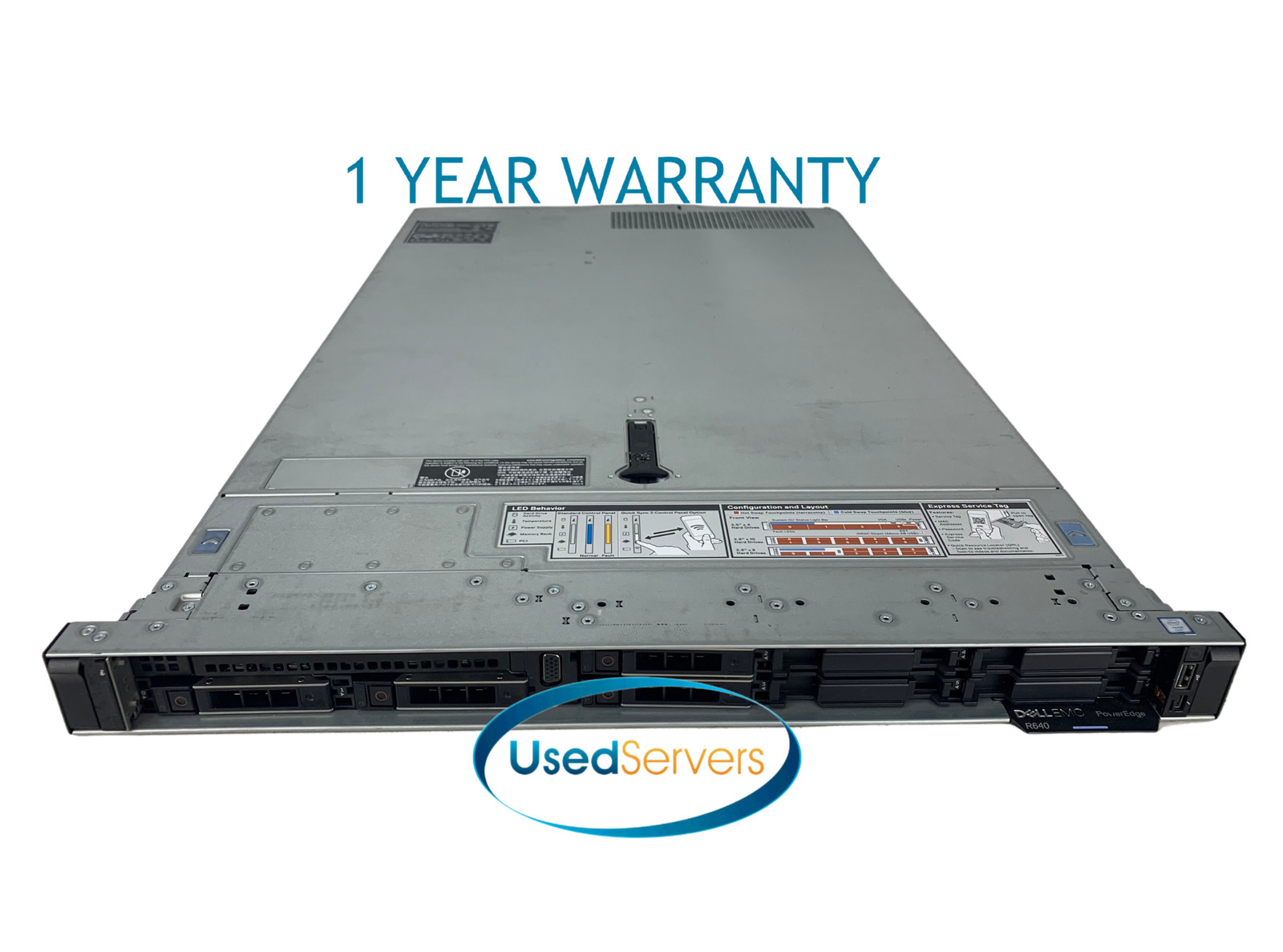Dell Poweredge R640 2x Gold 6132 2.6GHZ=28Cores 32GB 2133 4x HD TRAY H730P