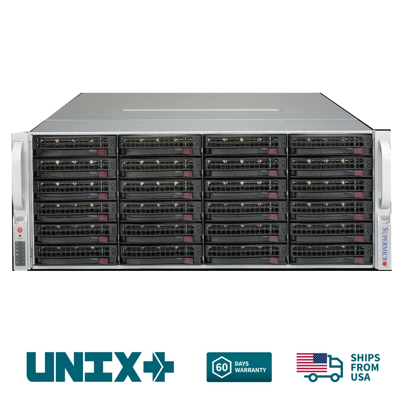 Supermicro X10DRH-iT 4U Server 36 Bay 3.5 2x E5-2695 V4 2.1Ghz 64GB RAM w/ Rails