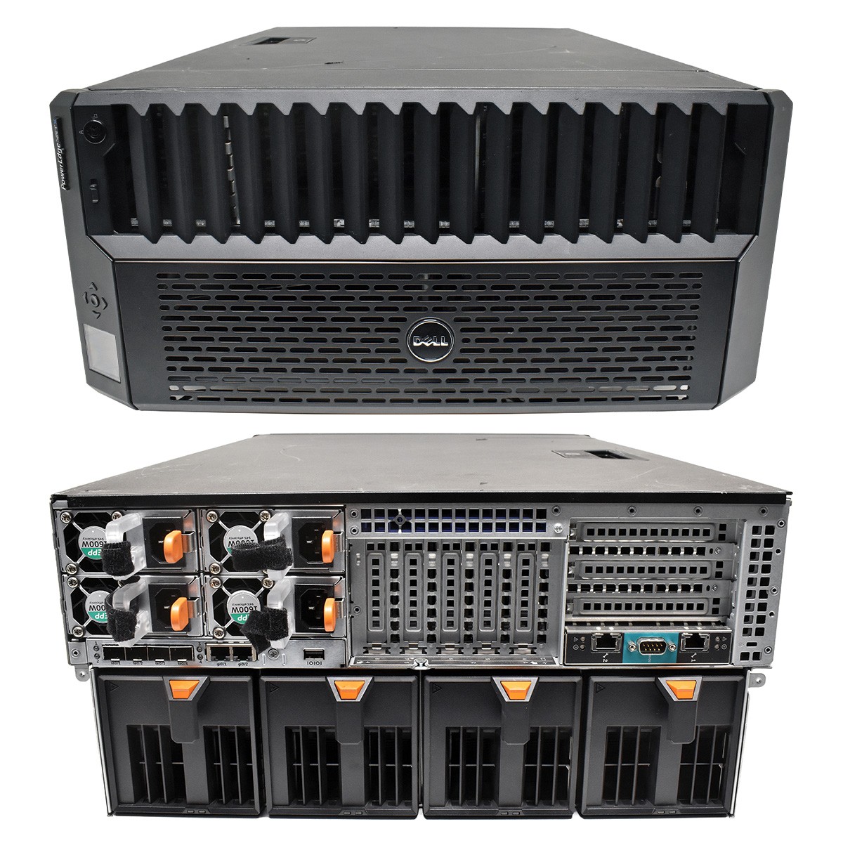 PowerEdge VRTX 4x 1600W PSU 4x Fan Modules 2x Perc8 2x CMC 034V0R 25x SFF 5U …