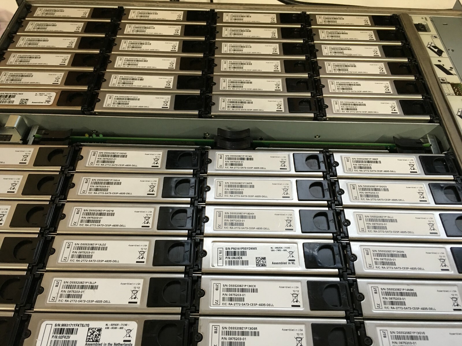 Dell EqualLogic PS6510e 10Gbe Virtualized iSCSI SAN 48 x 2TB ***96TB*** Storage