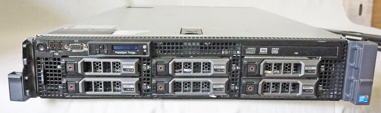 NOVELL DELL PLATESPIN FORGE 300 POWEREDGE R710 6TB 32GB E5530