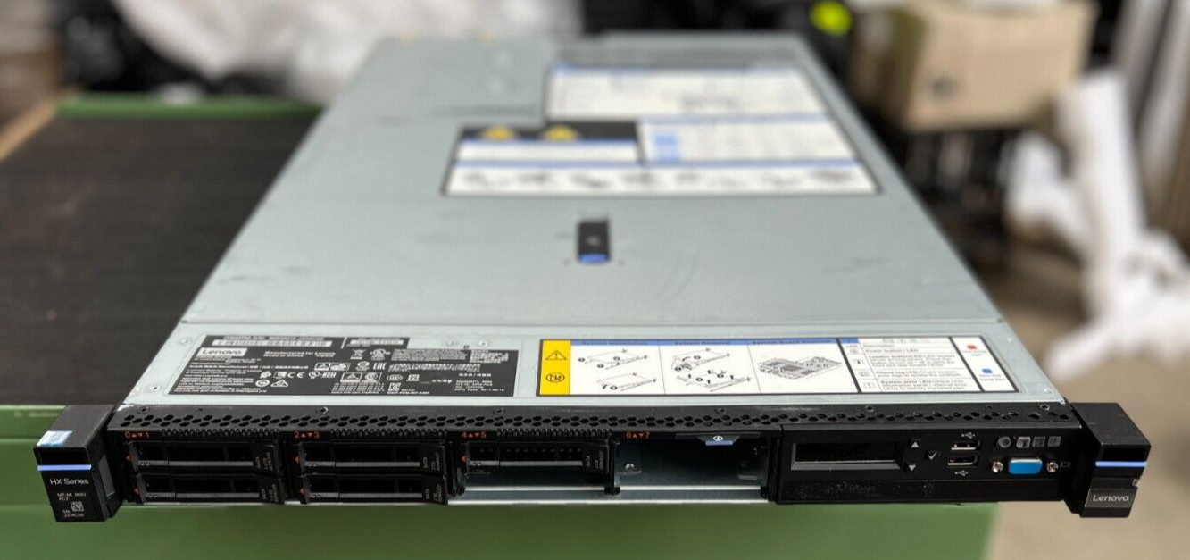 Lenovo Converged HX3310F Appliance 2xXeon E5-2680 V4 NO RAM @2.4GHz 5x2TB 2PSU
