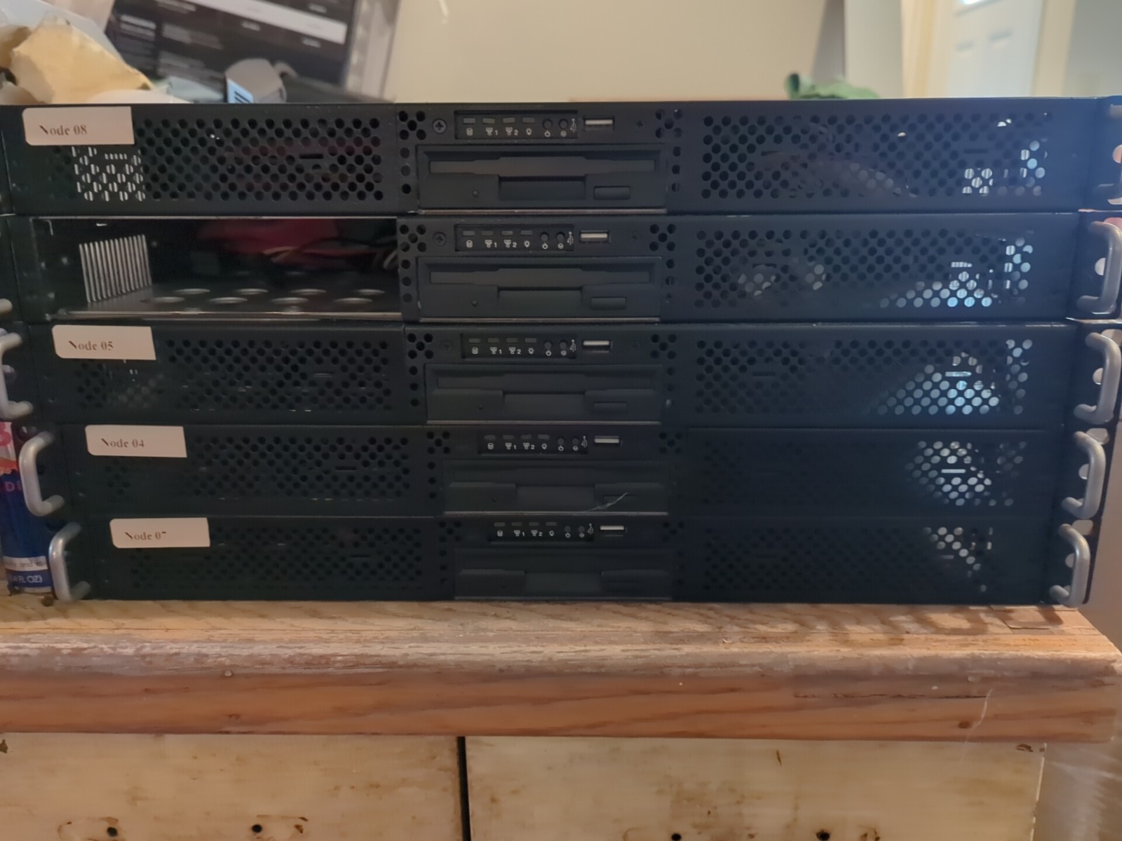 1U RMC-15 Server Asus KFN4-DRE Server 2 Opteron 2000 CPU 8GB Ram 400w Psu