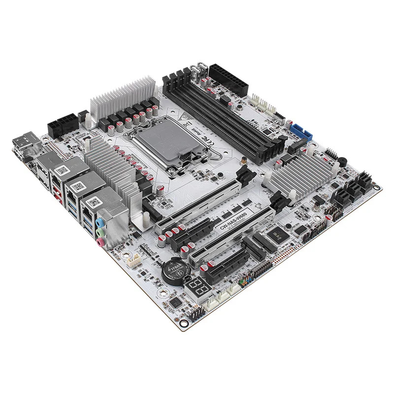 W680 NAS motherboard supports 12-bay server-grade SATA four D5 slots ECC 10G