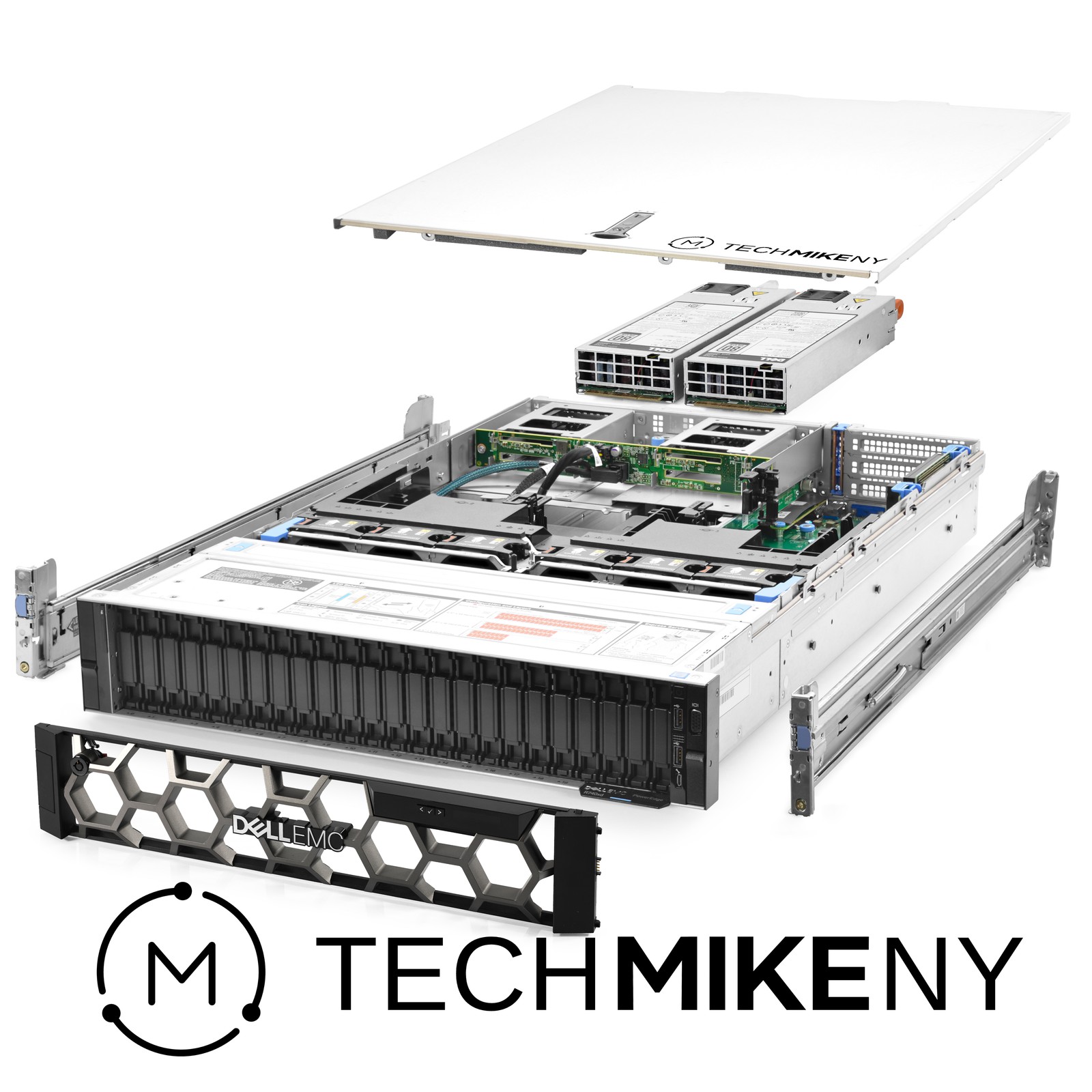 Dell PowerEdge R740xd Server 2.50Ghz 40-Core 320GB RAM 12TB SSD Storage Rails