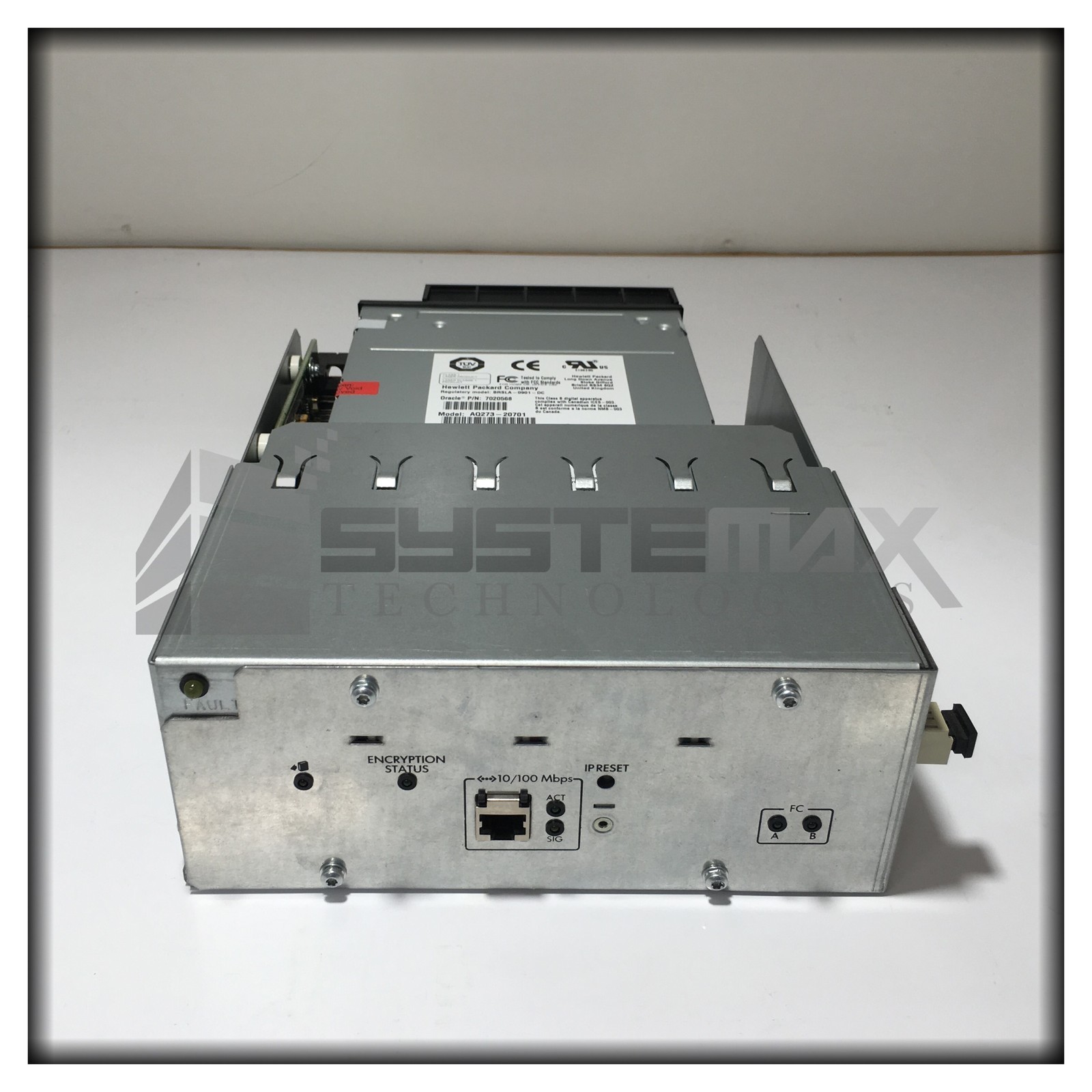 Oracle StorageTek SL500 LTO-5 Gen5 8Gb FC Tape Drive Module 003-5257-003