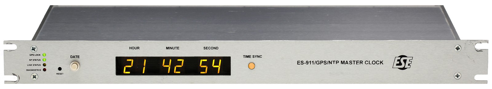 ESE ES-911 NTP GPS Network Time Server TC90 IRIG-B Serial Timecode LED Clock