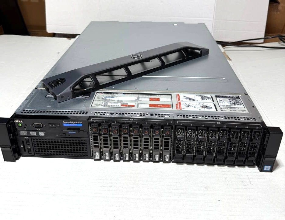 Dell PowerEdge R730 2X Xeon E5-2630 V4 2.2GHz, 192GB Ram, No HDD/ No OS