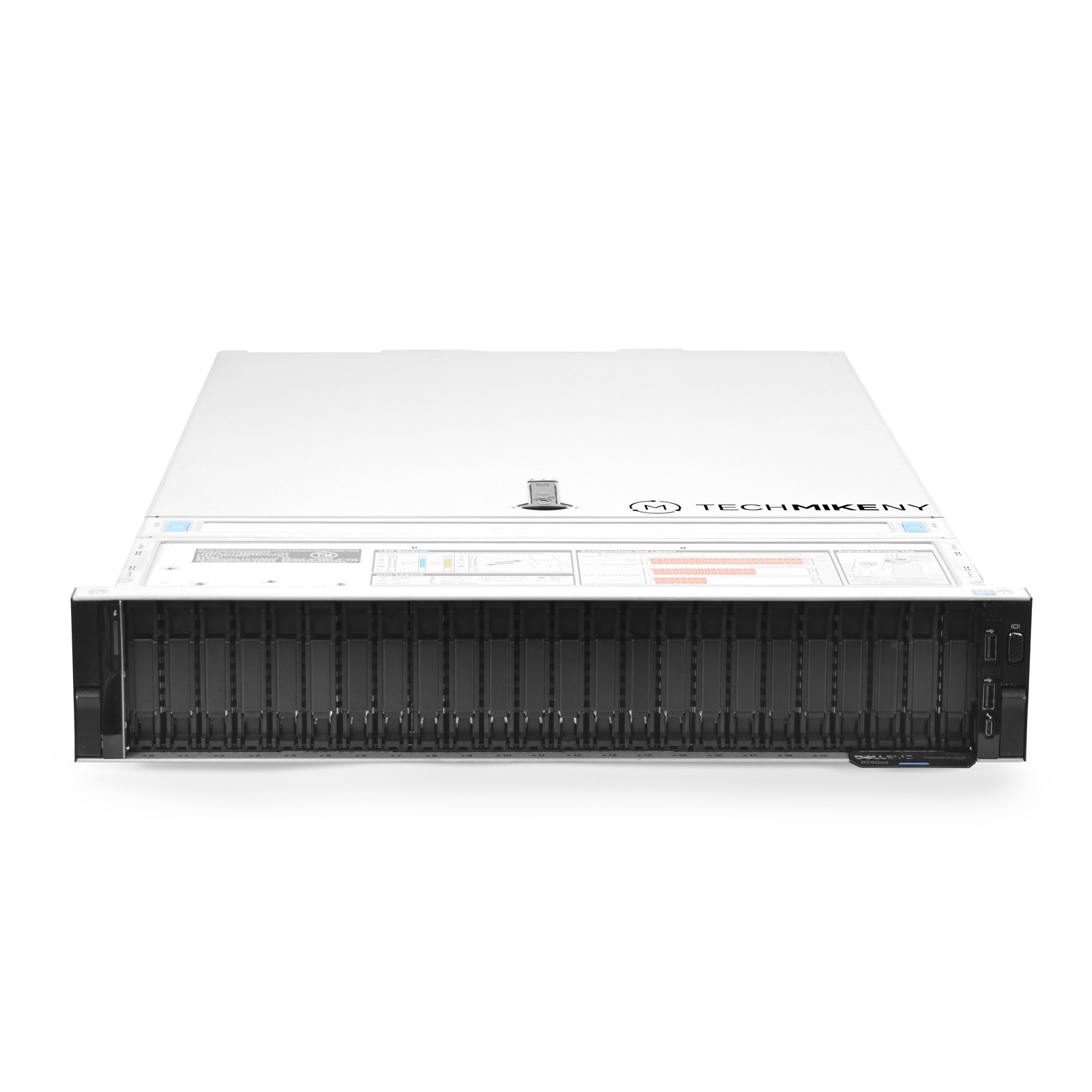 Dell PowerEdge R740xd NVMe Server 24-Bay 2.10Ghz 24-Core 64GB RAM + Rails Media