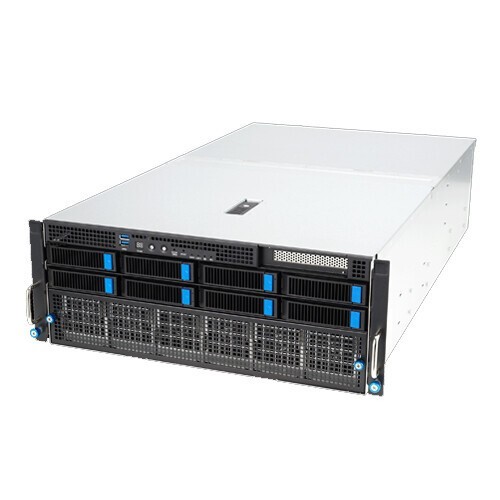 ASUS ESC8000A-E12 8XGPU Server Support EPYC 9004 CPU 4X3000W 8X3.5″(4XNVME)