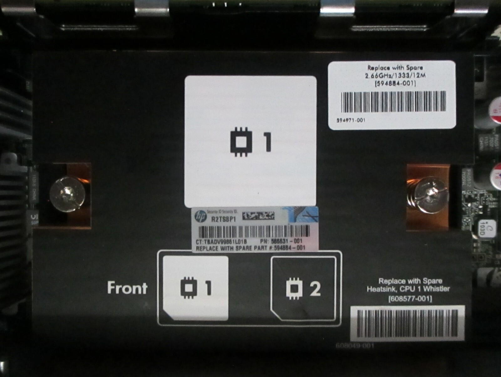 HP ProLiant 490c G7 Server Blade 603602-B21 2 – X5650 2.66 GHz 144 GB RAM