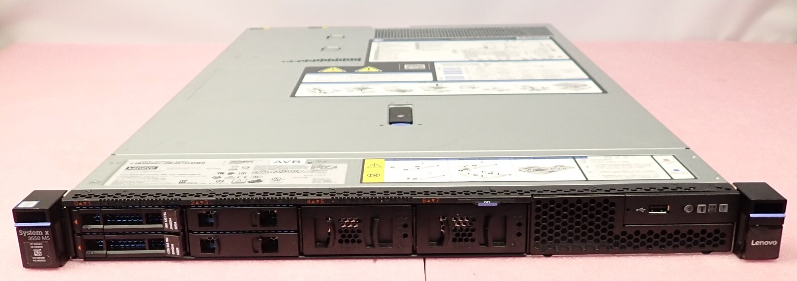 Lenovo System X3550 M5 6C E5-2603V4 32GB RAM 2x 600GB HDD 4-Bay Server 8869-AC1