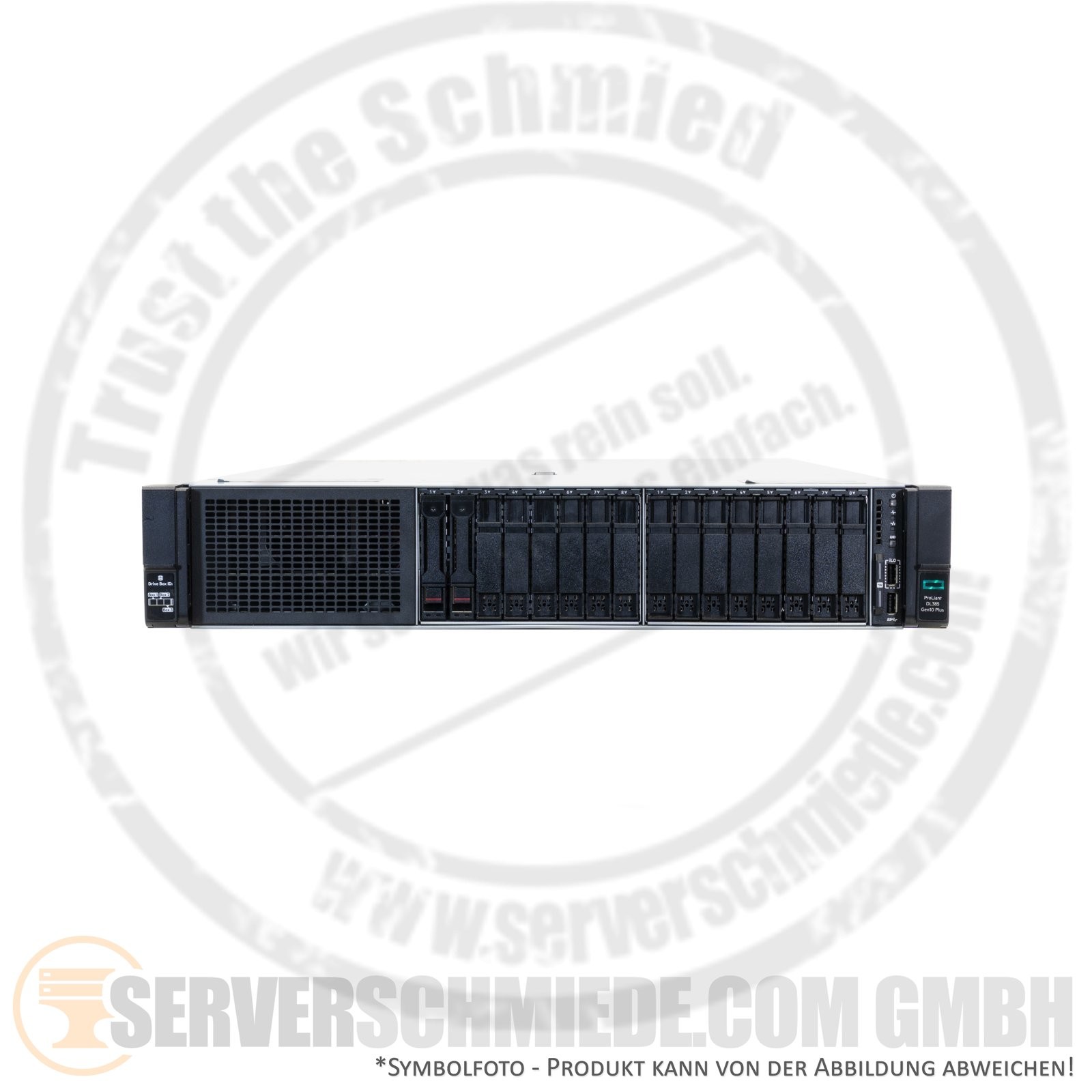 HP ProLiant DL385 Gen10 Plus V2 2U Server 16x 2.5″ SFF x4 NVMe SAS SATA 2x AMD E