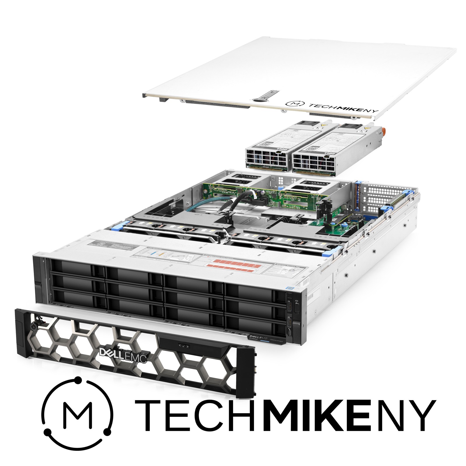 Dell PowerEdge R740xd Server 12B LFF 2.70Ghz 24-Core 64GB RAM 48TB SAS 12G HDDs
