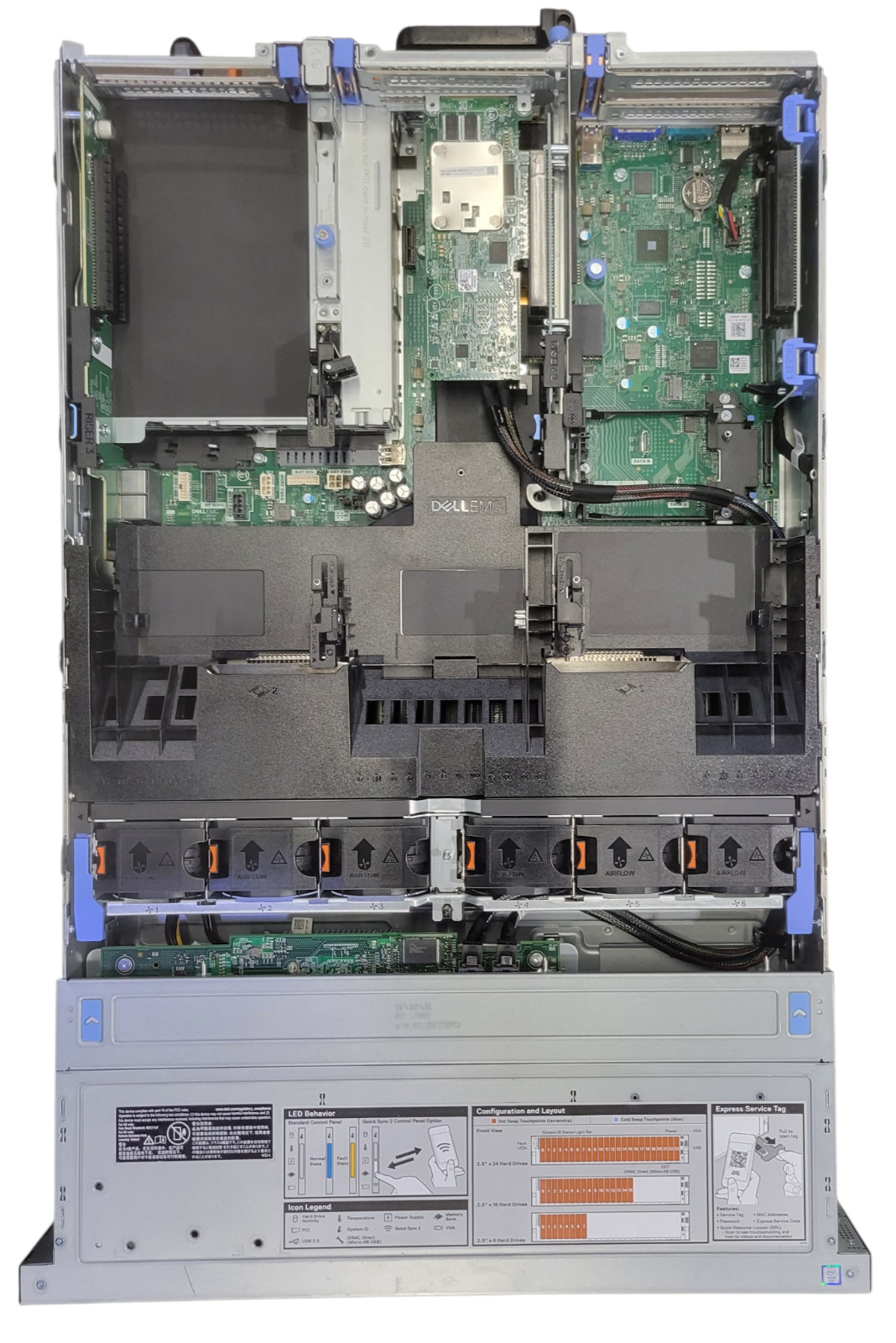Dell PowerEdge R740 2x Gold 6226R =32C 2.9 GHz H730P X550 16SFF 64GB MODs 2933Y