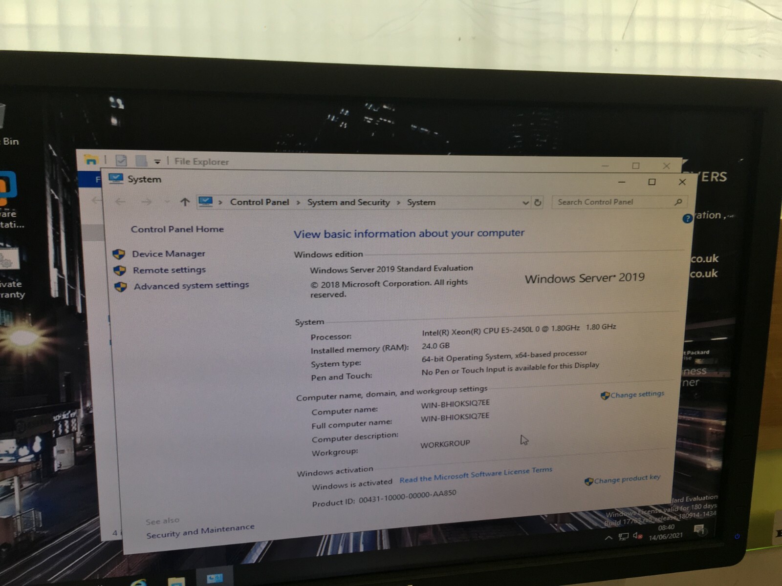 DELL PowerEdge R320 Server 8-Core XEON E5-2450L 32GB RAM **8TB** Storage Hyper-V